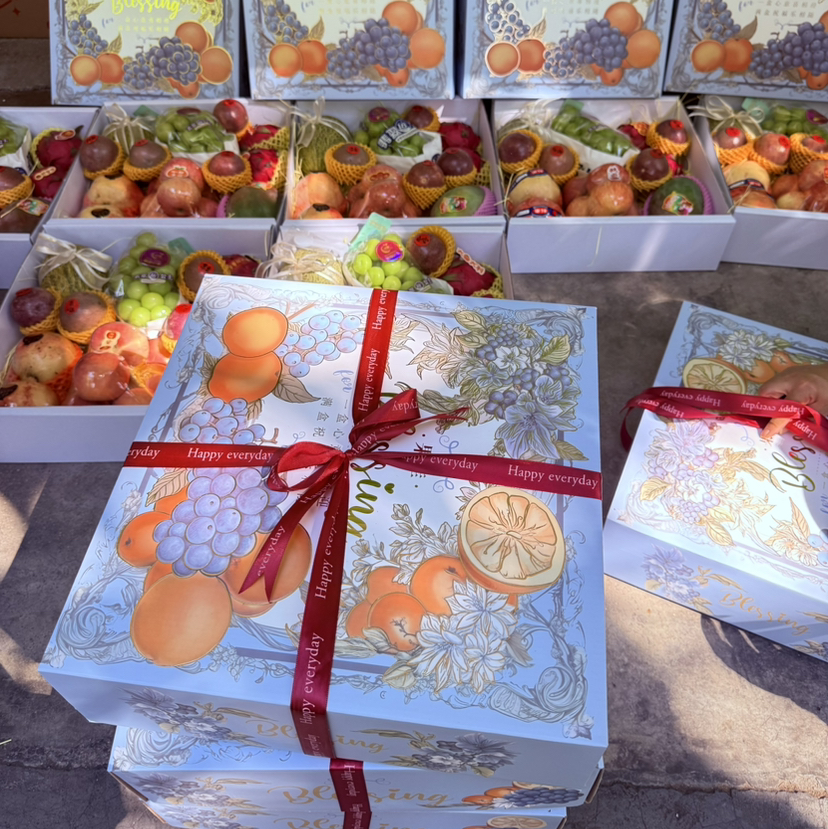 【日常送过节有礼合集水果礼盒】诚意满满，礼盒价格为当天价格，这个礼盒十分大气：高品质水果合集