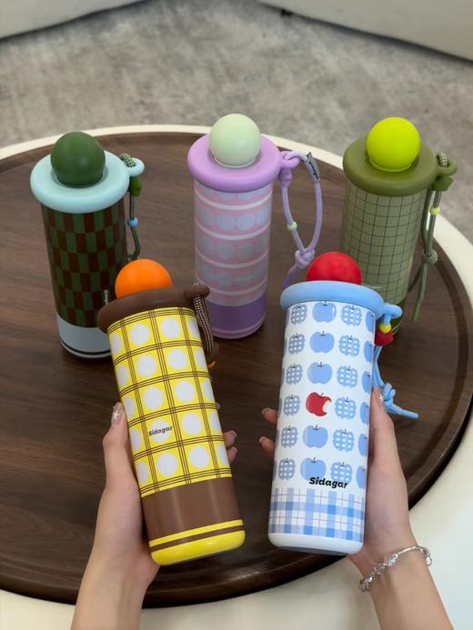 世大家新款陶瓷内胆吸管杯550ml    SY 商品图0