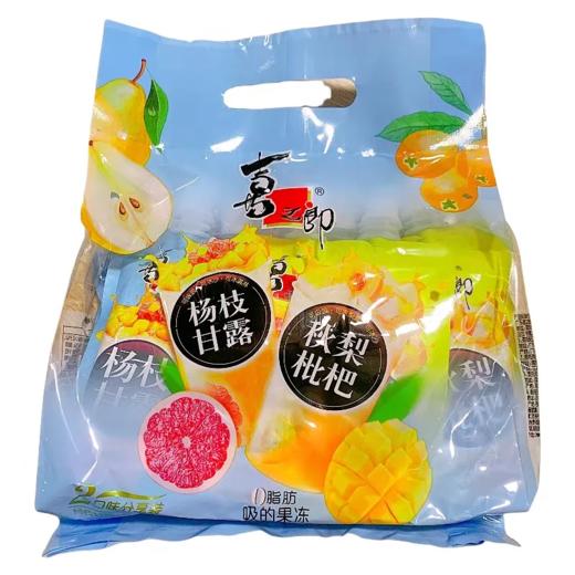 【超市】喜之郎果冻杨枝甘露秋梨枇杷600g 商品图0