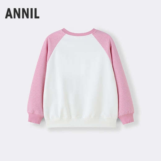 【实体店同款】女童圆领长袖卫衣秋季新款安奈儿童装AG531979 商品图1
