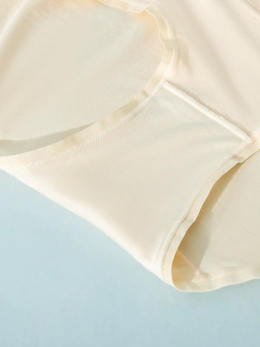 【莫代尔蚕丝底裆中腰】SCHIESSER德国舒雅女士莫代尔中腰蚕丝底裆平角裤(1条装)20/20761T 商品图3