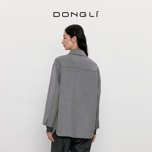 东黎 • 我不被驯化 山羊绒女士秋季翻领短款大衣 5310 商品图2