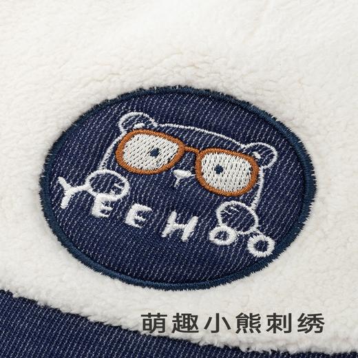英氏宝宝鸭舌帽羊羔绒帽子遮阳帽休闲秋季新品YRPEJ3P351A 商品图4