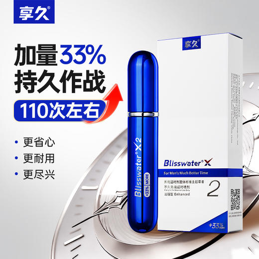 享久二代加强型【加量版】外用喷雾成人情趣用品延时喷剂夫妻情趣 商品图1