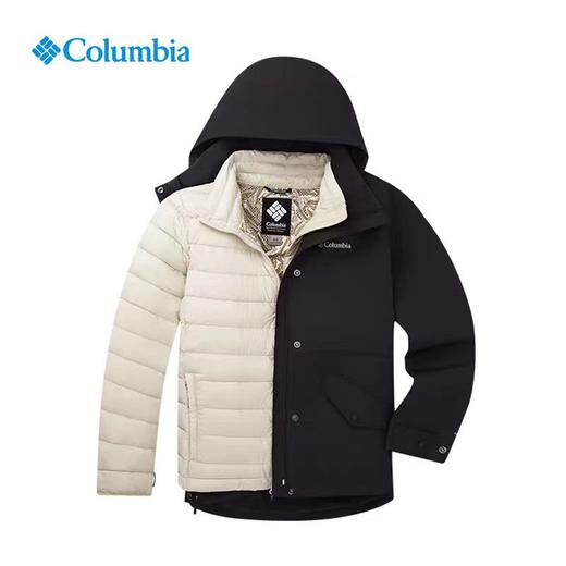 【云粉节】【冬款满1588-200】6楼哥伦比亚秋冬冲锋衣女金点羽绒内胆三合一外套XR9092 商品图3