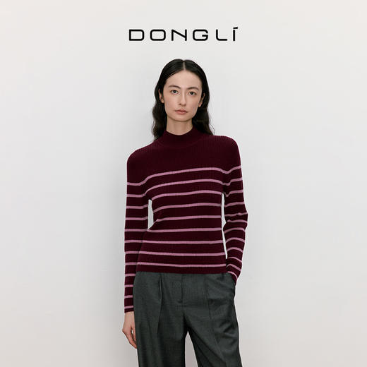 东黎 •  我不被驯化 山羊绒女士秋季半高领打道套衫 5359 商品图4