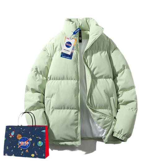 NASA立领潮流棉服男女款2025新款冬季加厚保暖羽绒休闲面包服情侣 商品图4