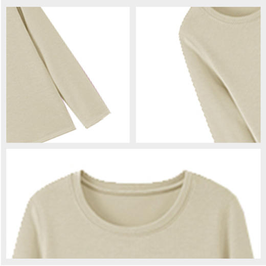 【单件6折/2件5折】【新品主推款】【秀黛】【男款/女款】呼吸绒防湿冷暖衣圆领套装男士女士保暖套装【280g左右】【有红色】S3661062T/S3660037T【门店同款】 商品图12