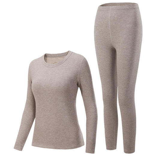 【山羊绒蚕丝套330克】爱帝秋冬加厚蓄热保暖内衣套装 商品图9