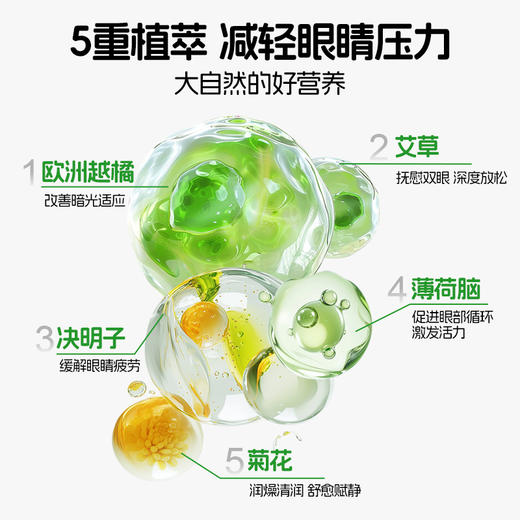 叶黄素冰敷眼罩清凉冰感舒缓眼疲劳穴位冷敷解水凝胶护眼贴 商品图4