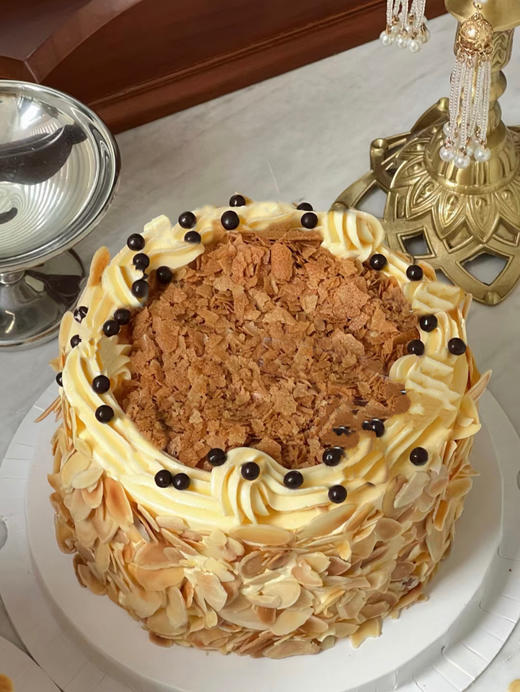 【新品尝鲜】如果幸福是一块咸奶油杏仁蛋糕 商品图0