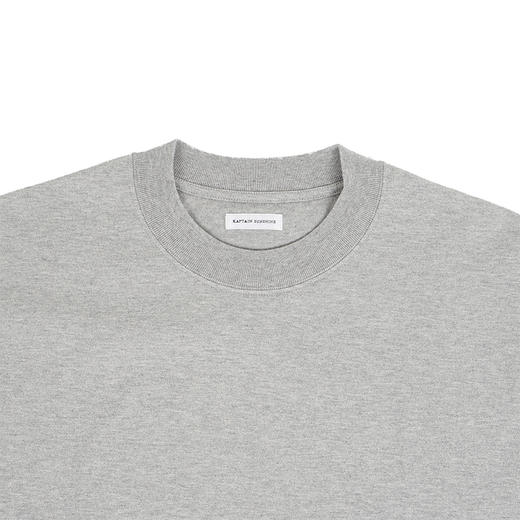 KAPTAIN SUNSHINE Suvin Supima Tube 超长短绒匹马棉宽松长袖T恤 商品图1