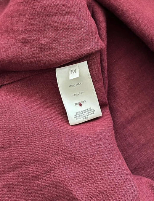 原单亚麻衬衫 商品图10