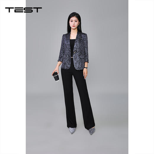 秋上新时尚暗纹气质款女士西装上衣2253021 商品图1