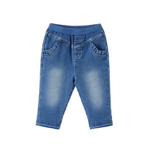 英氏男童女童柔软牛仔裤YRKCJ41288A 商品图0