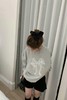 HAYES 甜美休闲蕾丝蝴蝶结灰色卫衣 21041 商品缩略图2