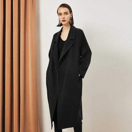 羊毛大版茧型大衣DDY0281基地直邮 商品图1