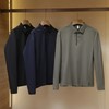 迪平替！韩国棉感高弹速干面料秋冬暖绒内搭运动户外长袖POLO衫 商品缩略图0