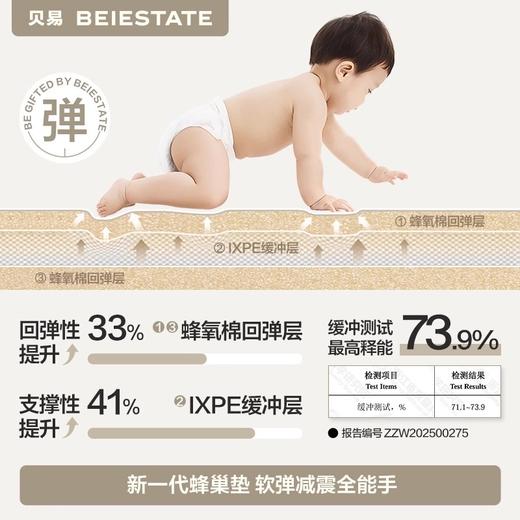 贝易宝宝爬行垫婴儿爬爬垫加厚打地铺IXPE蜂巢垫早教中心儿童地垫【会员下单部分选项送伙伴龙故事机+收纳袋】 商品图1