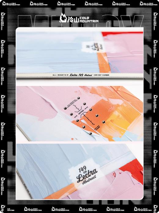 冷山雪具NITRO滑雪板单板LECTRA滑雪雪板套装新手入门女款2526 商品图1