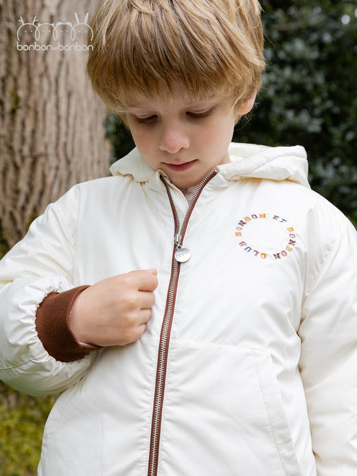 保暖棉服连帽外套 商品图4