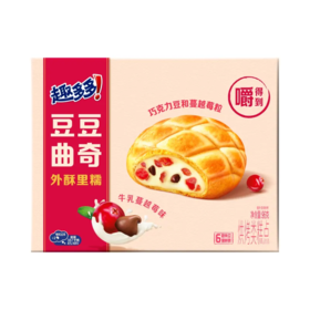 【超市】趣多多牛乳蔓越莓味豆豆曲奇96g