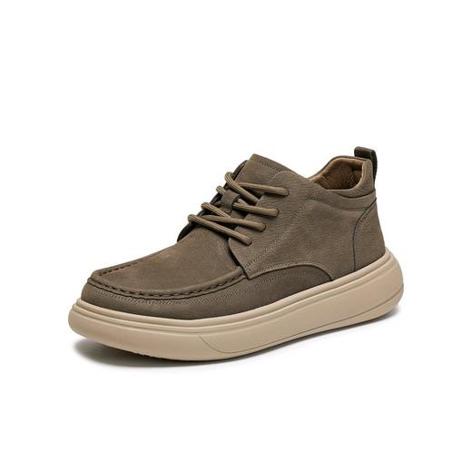 【云粉节】BF楼天美意2025冬新款厚底英伦皮鞋百搭男工装鞋3XF01DD5吊牌价1099活动价599 商品图1