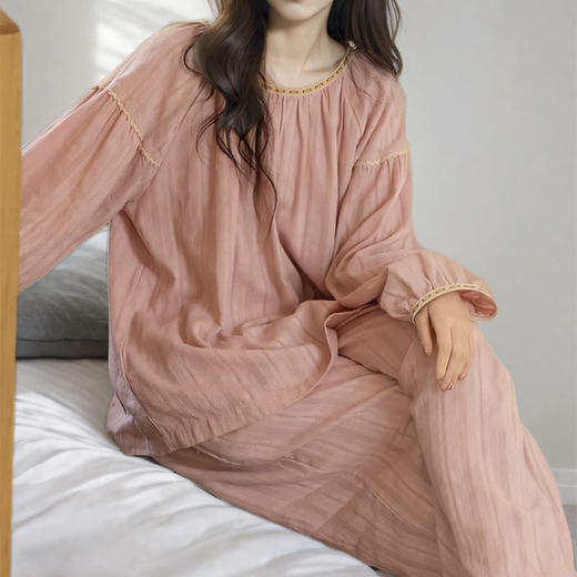 裁缝学苑AQ550套头圆领长袖长裤新款家居服套装纸样女装睡衣套装服装打板 商品图4