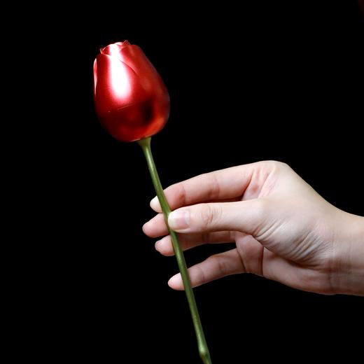 黄金玫瑰花项链！纯金999！0.8g！ 商品图3