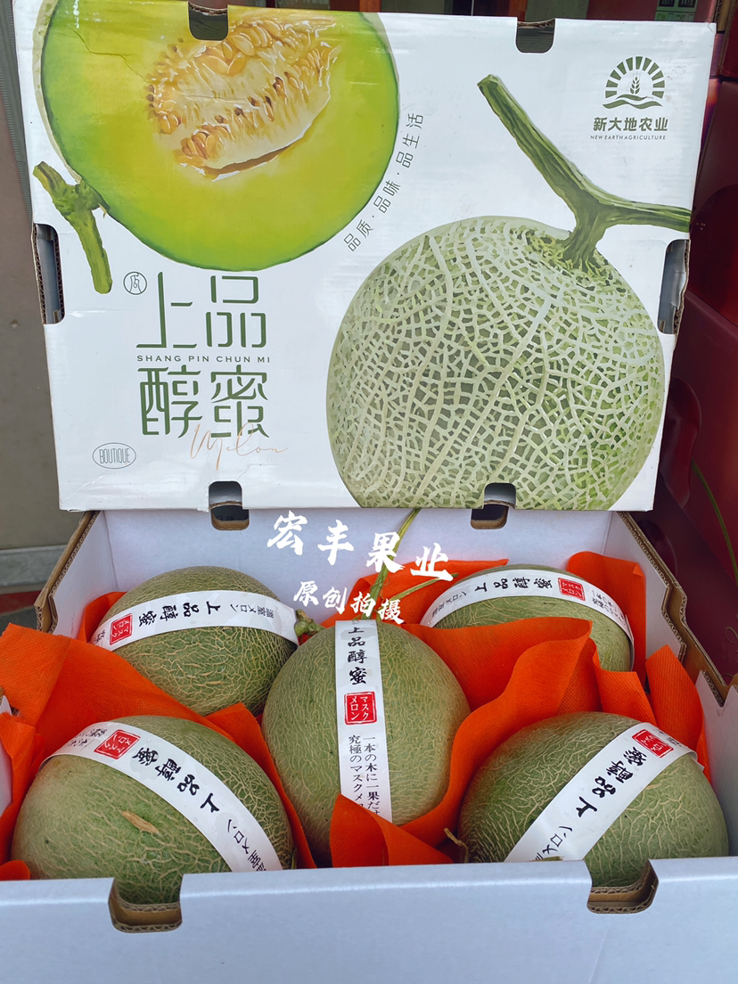 【宏丰精选】上品醇蜜网纹瓜 口感绵甜 活动价12.8元一斤