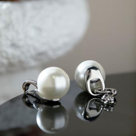 进口施华洛珍珠耳环欧阳娜娜同款大点位百搭 商品图1