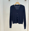 之禾同款老钱感V领针织开衫09102 商品缩略图7