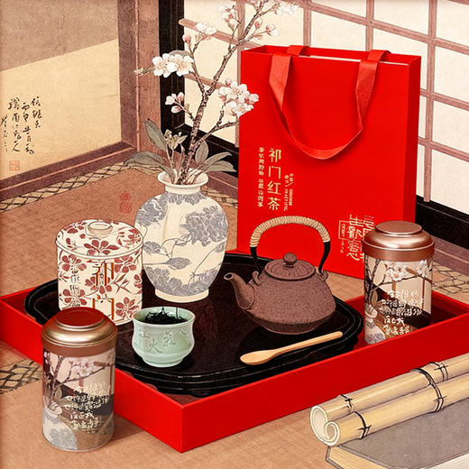 【供销优选】祁门红茶 浓香安徽茶叶礼盒装100g送礼长辈 商品图2