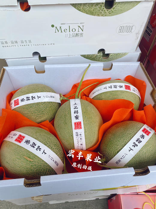 【宏丰精选】上品醇蜜网纹瓜 口感绵甜 活动价12.8元一斤 商品图5