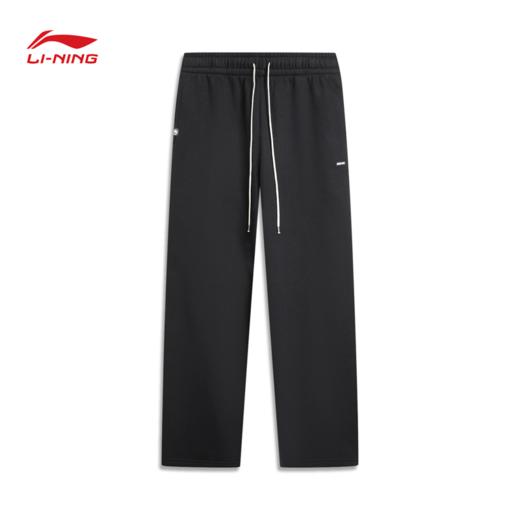 李宁反伍BADFIVE男子直筒加绒保暖宽松卫裤AKLV781 商品图3