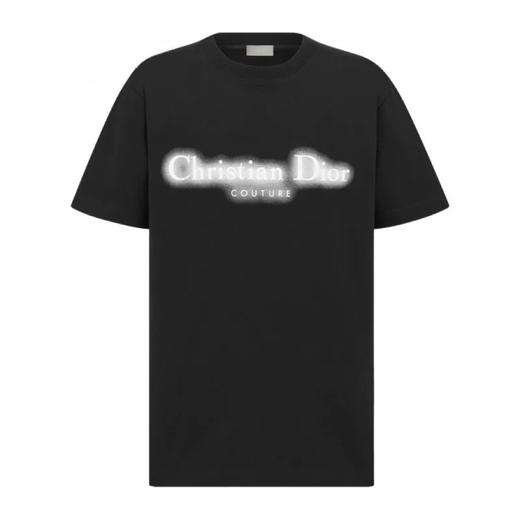 DR-T （男装）霓虹印花黑T恤 商品图0