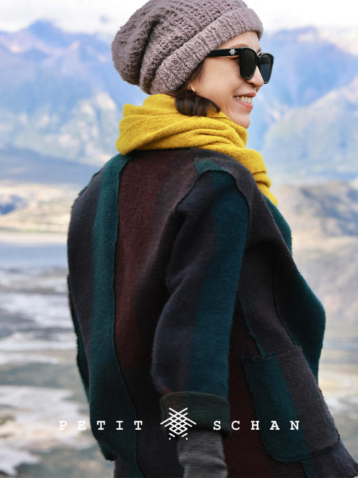 PETIT SCHAN小闪 CLO#916 Love in a Puff‌ 志明与春娇 纯羊毛擀毡工艺手工染色西装外套 商品图1