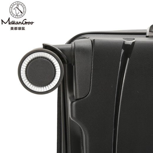 美都袋鼠（MDKANGROO）全新pp商务休闲旅行箱学生男女通用拉杆箱时尚登机箱 商品图5