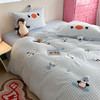 高克重异型牛奶绒绣花卡通四件套 抗静电蓄热保暖牛奶绒套件 商品缩略图6