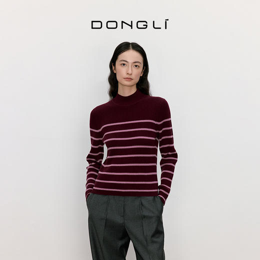 东黎 •  我不被驯化 山羊绒女士秋季半高领打道套衫 5359 商品图3