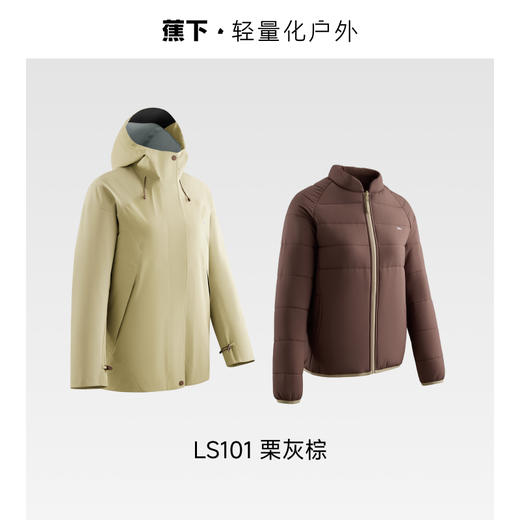 【春上新】【7折】6楼蕉下女士气绒冲锋衣（常规款、高暖内胆）LS101吊牌价1299 折后价909.3 商品图5