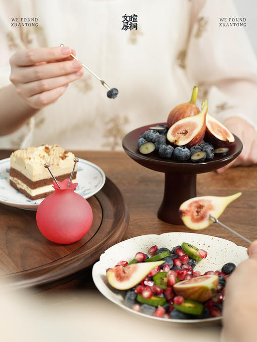 暄桐文房 簪果儿 点心水果叉套组 商品图1