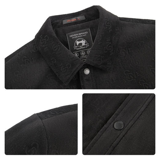 【黄金鲜羽绒】柒牌男装白鸭绒工装羽绒服2025冬季新款外套129E70990 商品图3