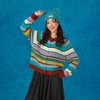 复古彩虹条开衫毛衣-纪念日百货门店同款166543152 商品缩略图0