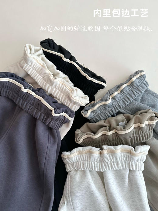 【校园神裤的神‼️】超柔高棉宽松版型纯色百搭休闲运动裤挺括有型90-170尺码 商品图1