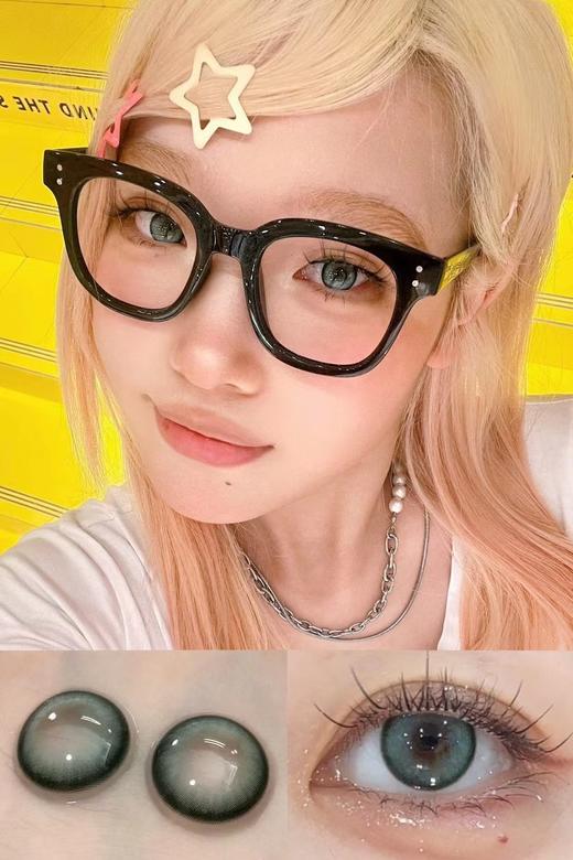 E-lensstyle半年抛 抹茶咸狗 绿/病娇玫瑰 红 14.2mm 非离子 商品图0