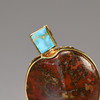 辽代花斑红玛瑙+夏商绿松石嵌片项坠 商品缩略图5