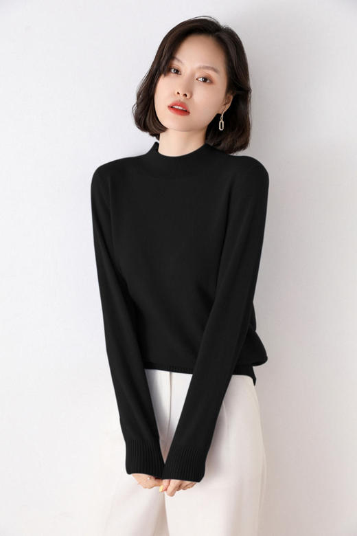 💥【品牌直发】巨亏清仓❗️全场69.9元 ！👏【Avann简约半高领款羊毛衫】快点喊你七姑八姨一起来薅“羊毛中的羊毛！” ❤️ 款式丰富，缤纷18色 商品图5