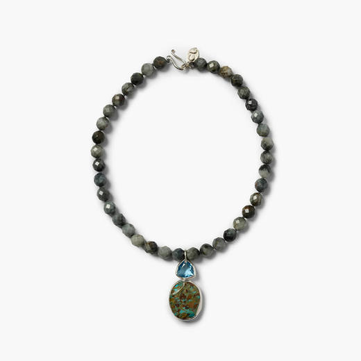 北京仓｜Chan Luu-Sabrina-绿松石 吊坠 串珠 项链［美国设计师］ 商品图6