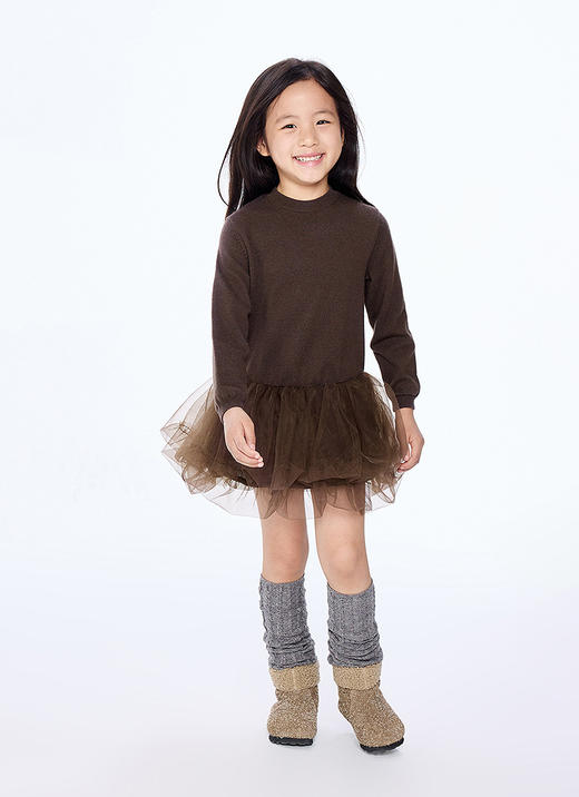 jnby   25年秋款  长袖毛衫连衣裙  1P0G13470 商品图7